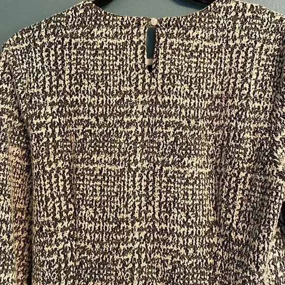 J. McLaughlin women’s dress - large - tweed style - black/white - below the knee - Picture 6 of 7